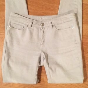 MICHAEL KORS gray straight-leg jeans size 2